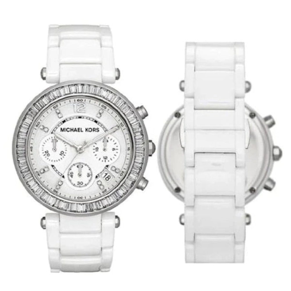 Michael Kors White Ceramic Women's Watch